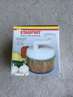 NEW Food Processor Manual Blender Starfrit Kitchen Appliances Aide Cuisinart Oster Hamilton Beach Electric Ninja NutriBullet Magic Bullet Chef Cooking
