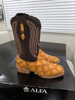 Alfa boots size 9E $300 authentic fish