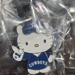 Dallas Cowboys Hello Kitty Enamel Pin