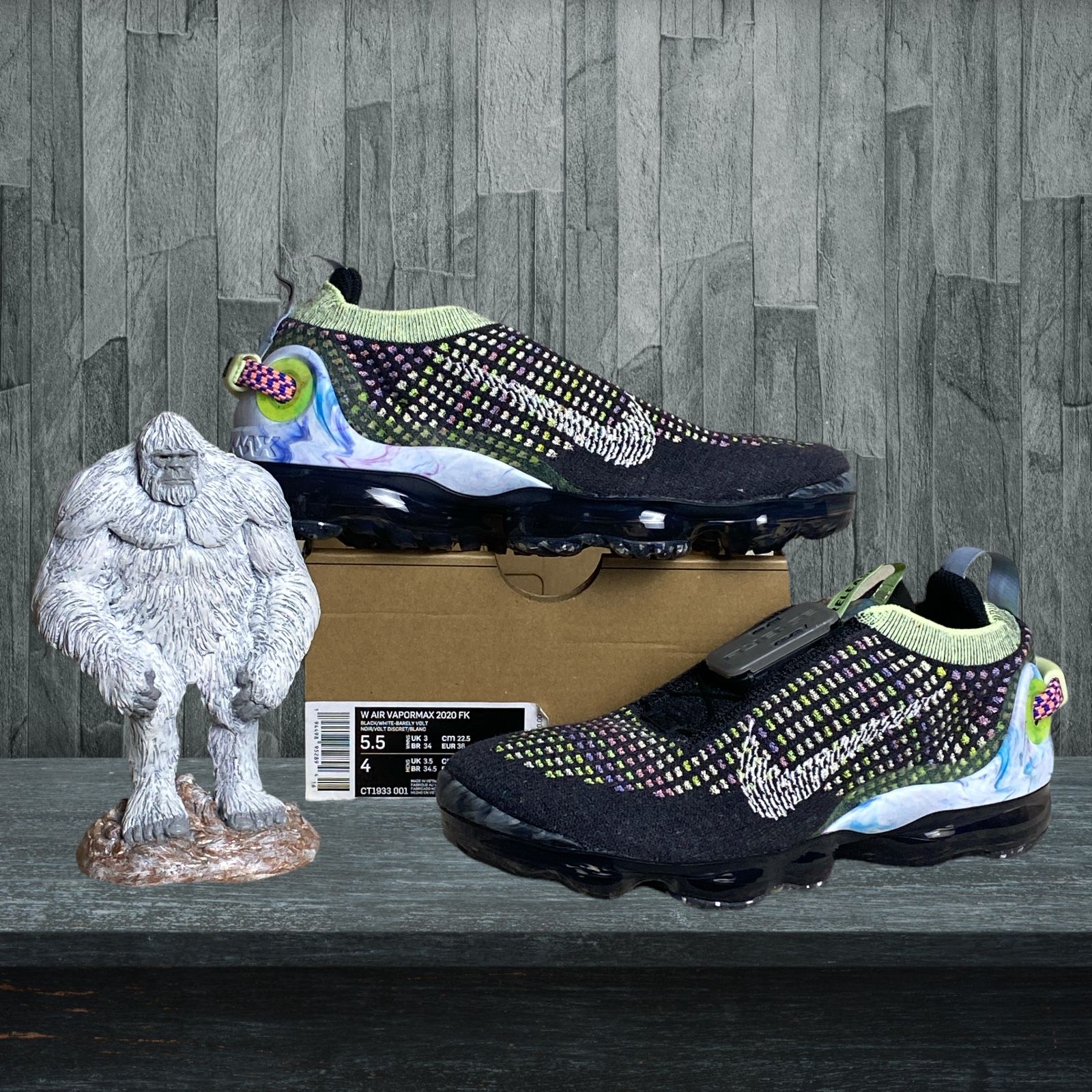 W Nike Air Vapormax 2020 FK multicolor sz 5.5