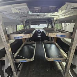 2014+ Ford Transit Connect Van, Shelves & Steel wire partition Accessory