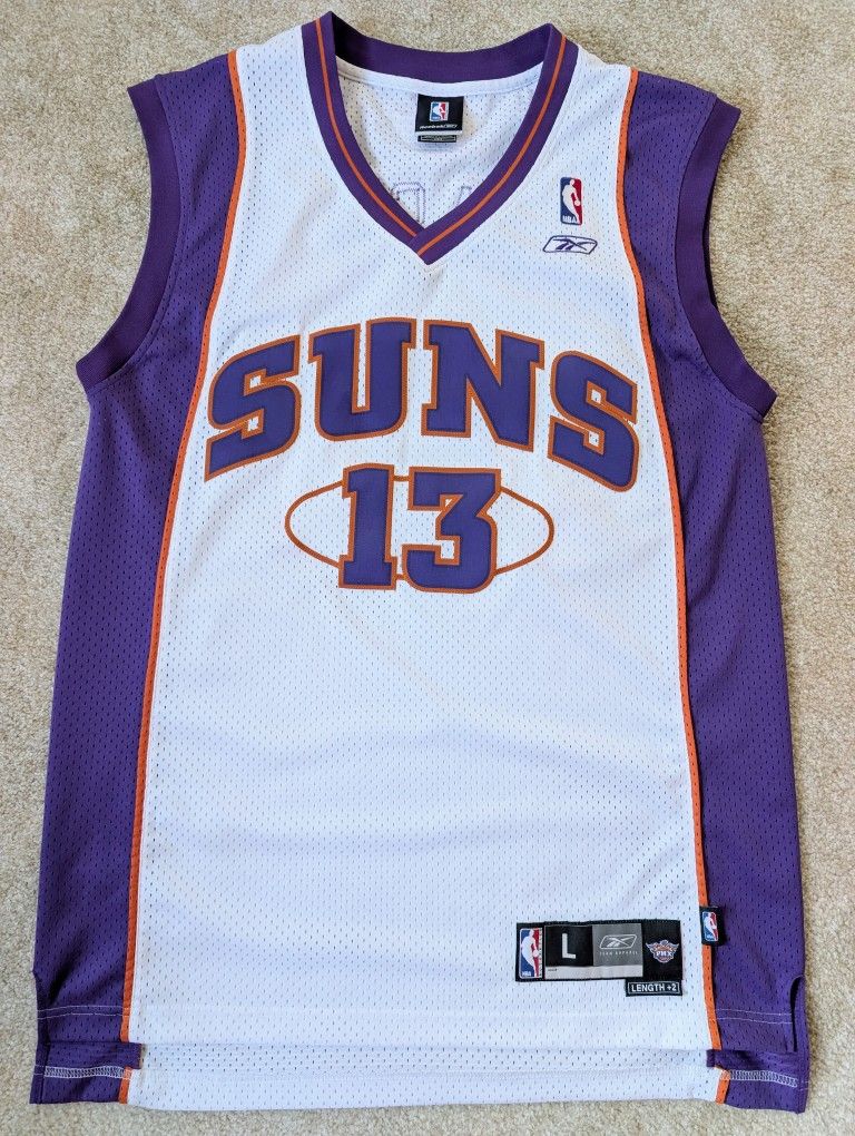 Vintage Y2K REEBOK NBA Phoenix Suns Nash #13 Authentic Basketball Jersey