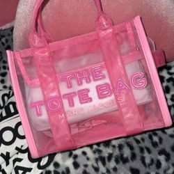 Marc Jacob Mesh Pink Tote Bag 