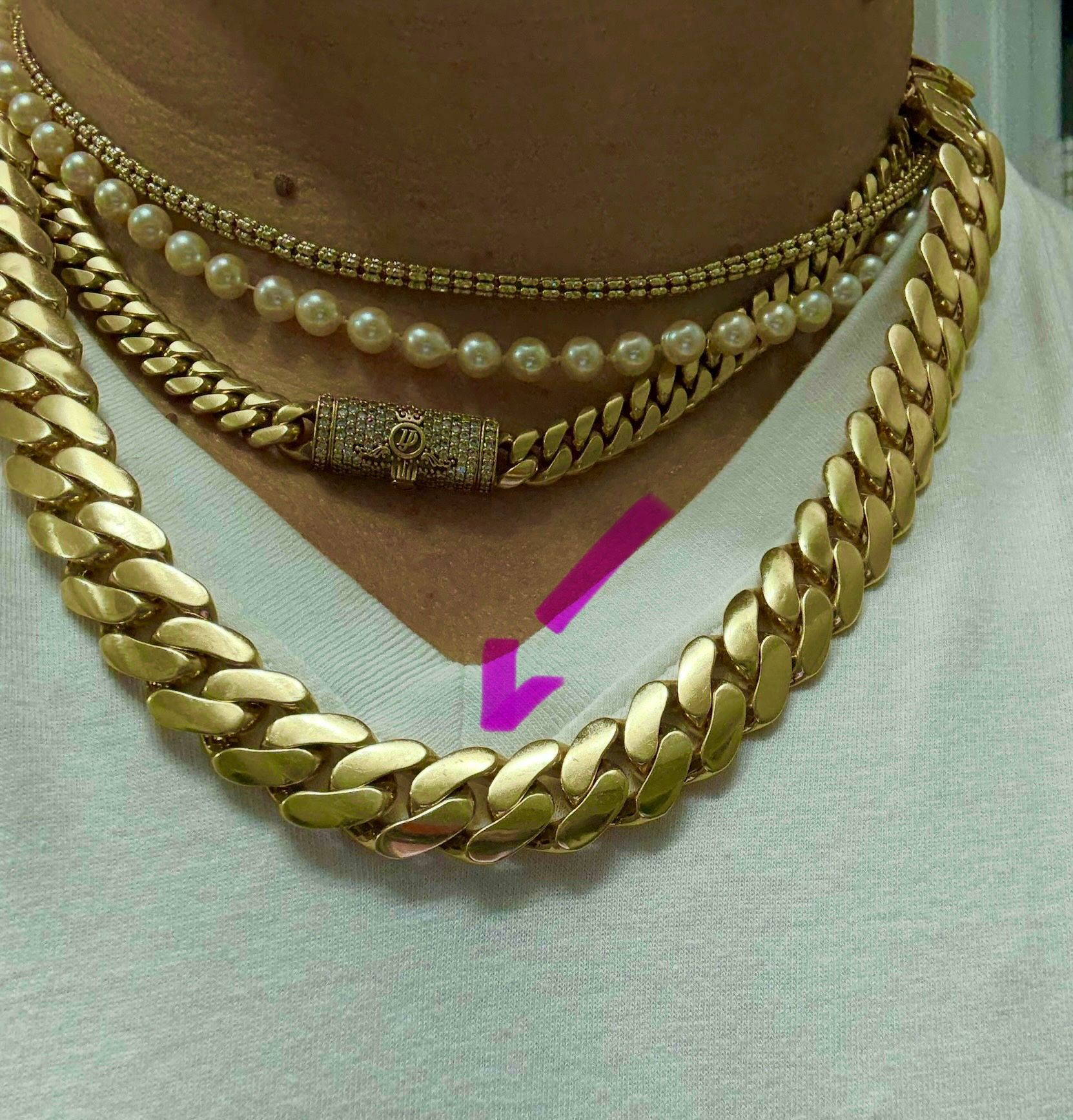 ‼️14-karat gold chain, its weight is 80g‼️