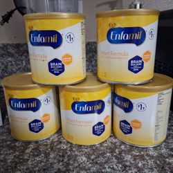 5 Cans Of Enfamil Baby Formula