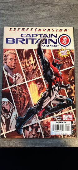 Captain Britain And MI13 First Issue #1 Marvel Comic