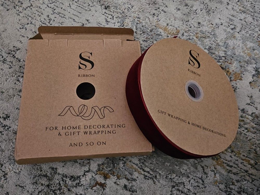 Burgundy Velvet Ribbon