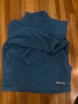 Supreme Polartec Mock Neck Pullover Dusty Teal Men’s Small