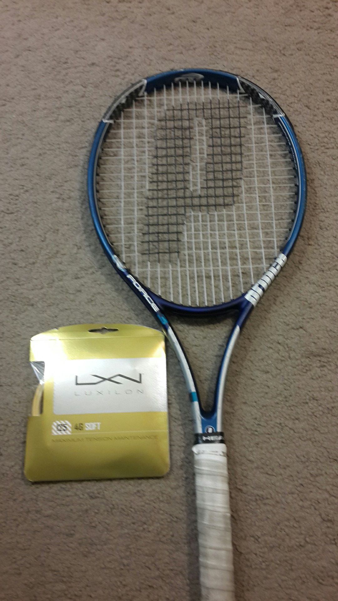 Tennis Racket, Prince Force 3, 4 3/8 grip