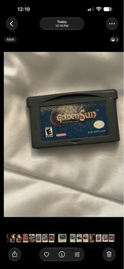 Golden Sun: The Lost Age GBA Cartridge