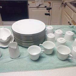 Noritake ( Casablanca) Fine China Set, And2 Antique Picture Frame 