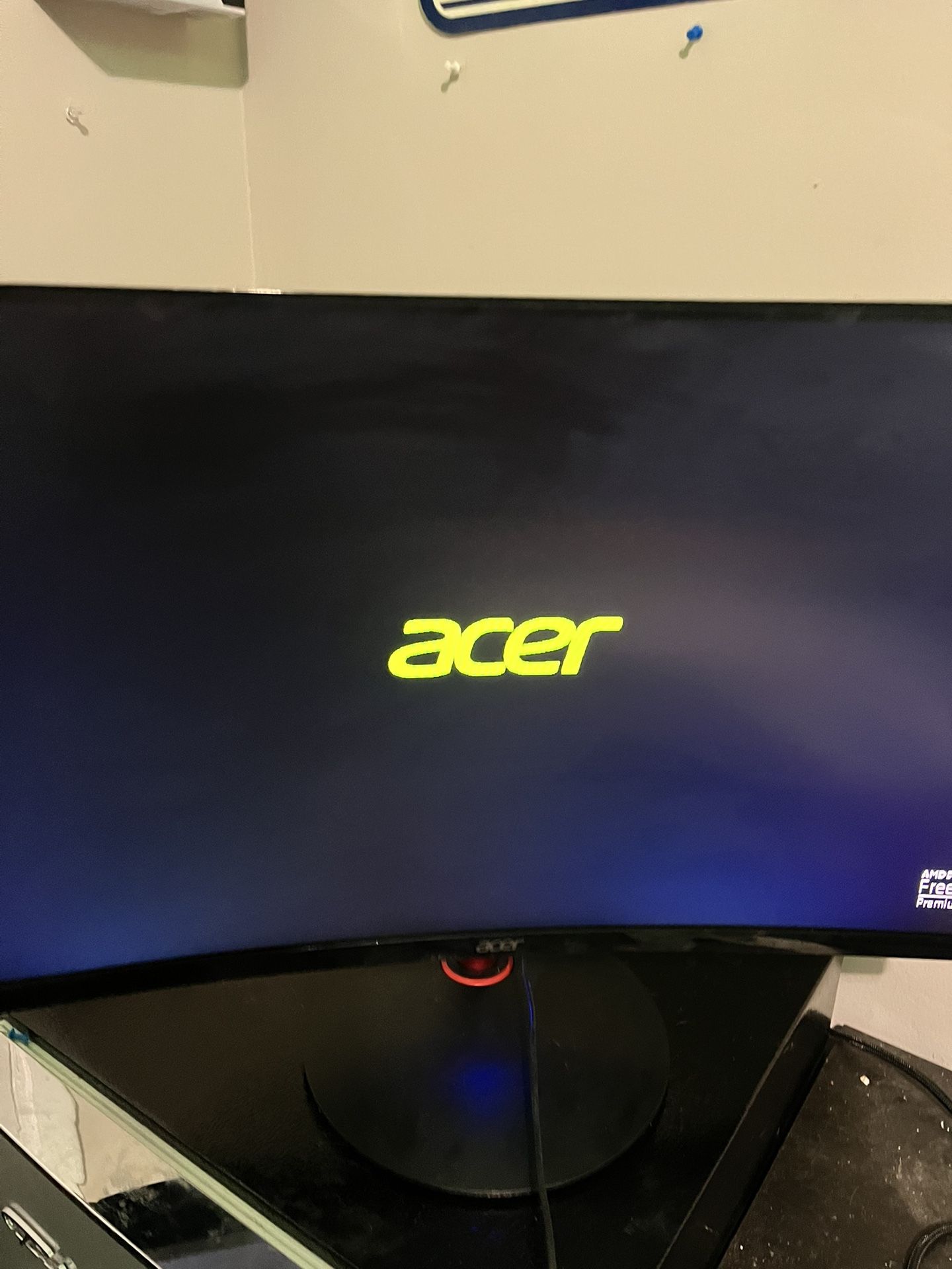 Acer 27 Inch Curved Gaming Monitor 165Hz