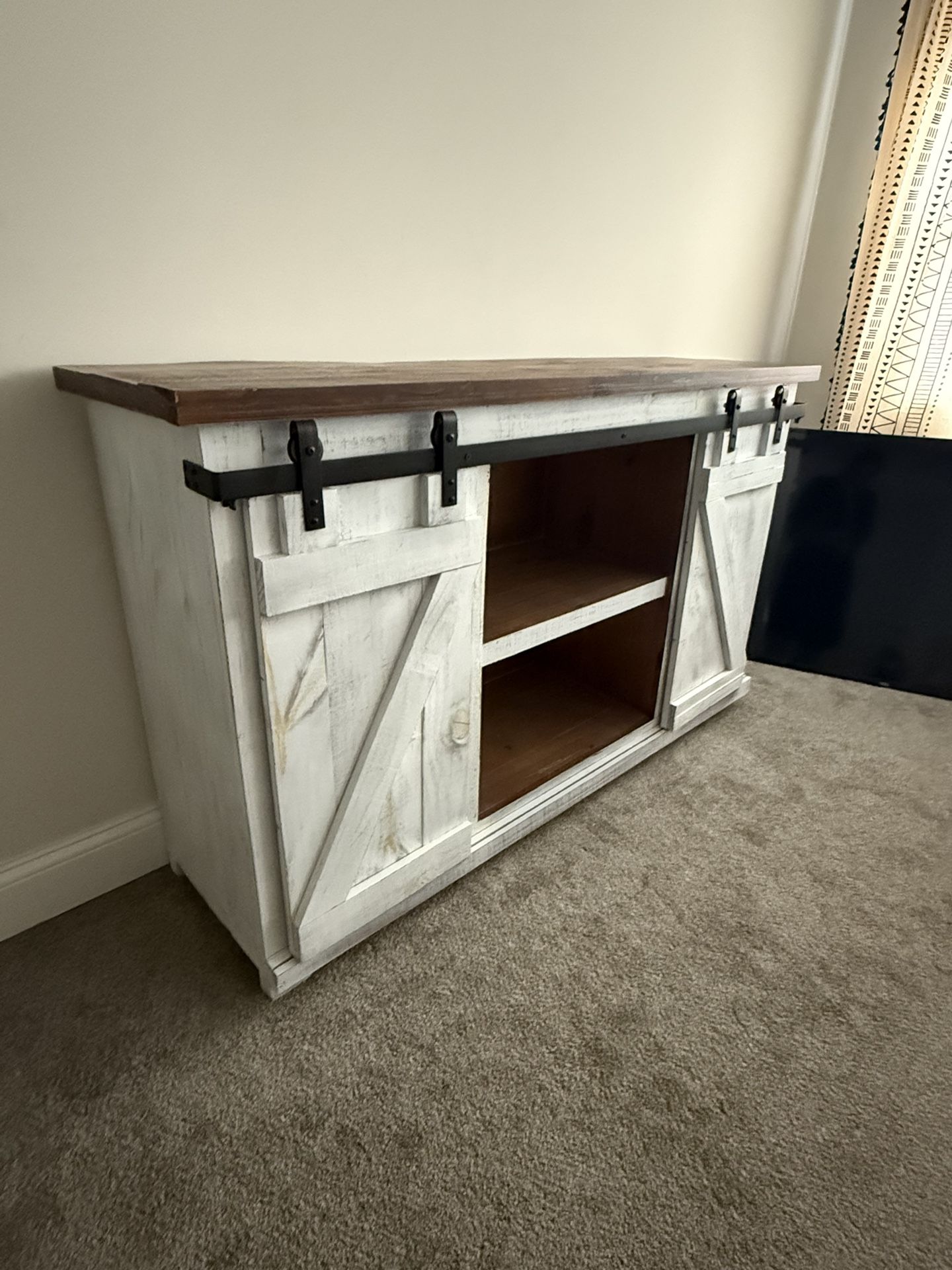 Barn Door Tv Stand