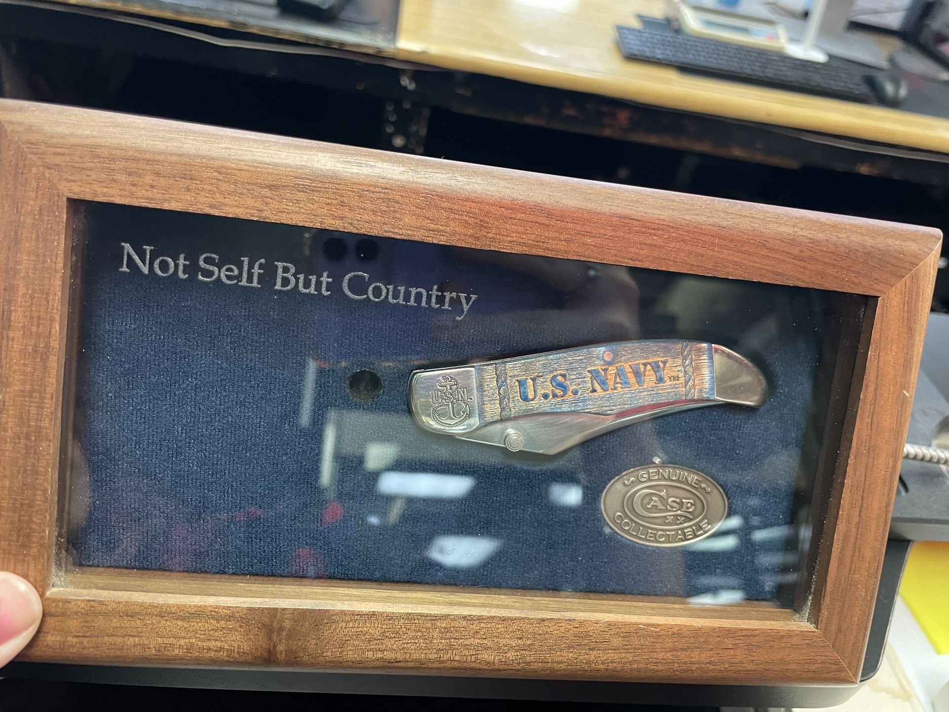 U.S. Navy Commemorative Mid-Folding Hunter Knife