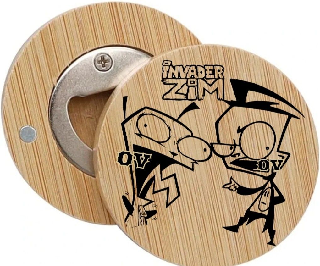 Invader Zim Magnetic Bottle Opener Coaster 