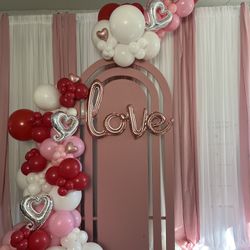 Backdrop And Balloon Garland