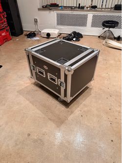 ProX T-8RSP 8U Rack Mount Shockproof Flight Case