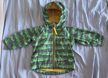 Toddler's L.L.Bean Discovery Rain Jacket - Darkest Green Gator