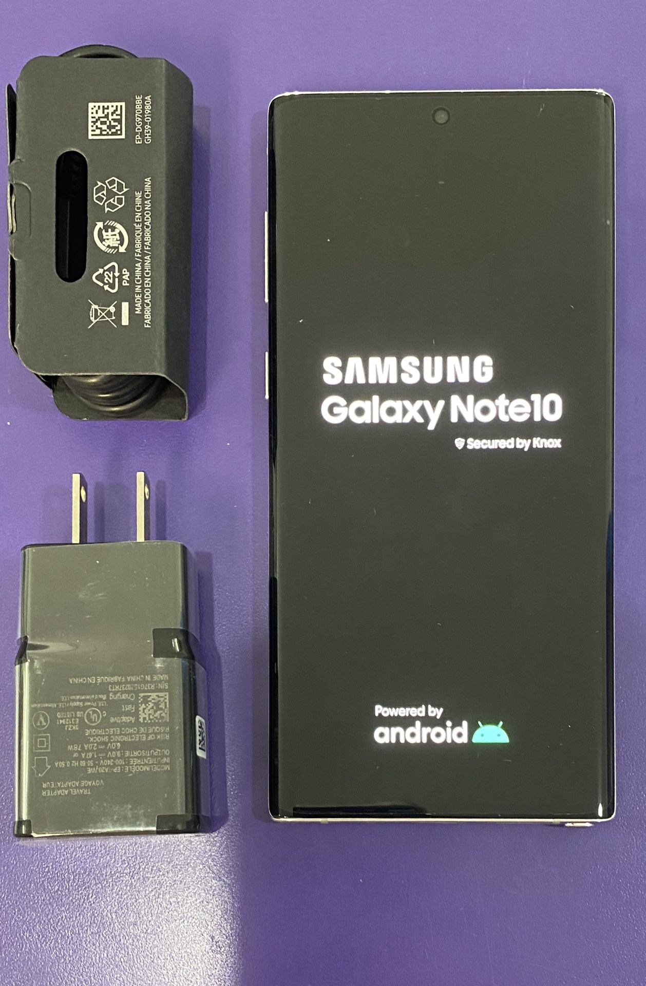 Samsung galaxy note 10 256 gb unlocked, store warranty