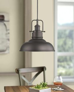 Farmhouse Industrial Hanging Pendant Light Fixture