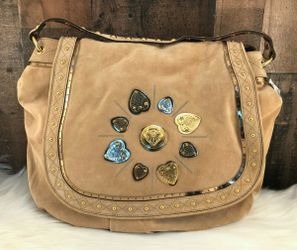 Gucci Irina Babouska Suede Shoulder Bag (163084-7)