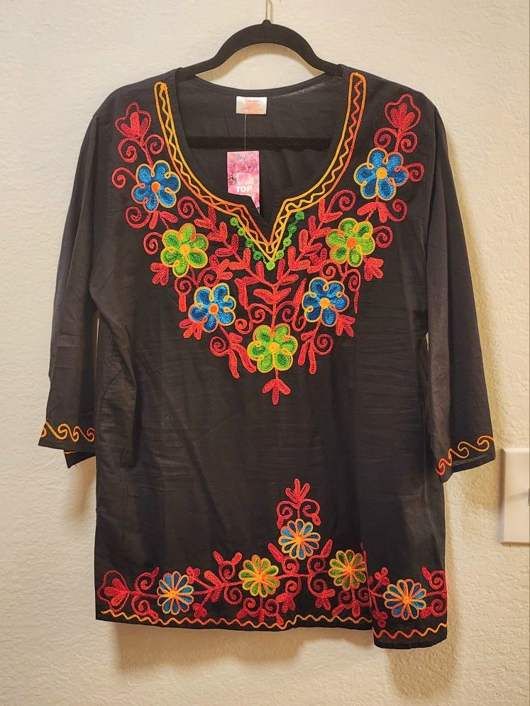 XL New Mexican Blouse 