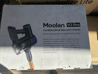 Moolan V3 Pro Cordless Stick Vacuum Cleaner - New in Box