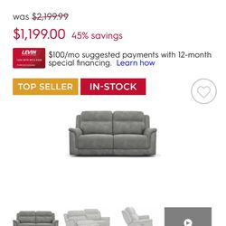 Reclining Sofa - Can Buy Matching Chair Separately 