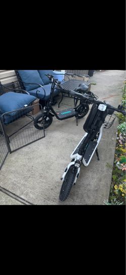 2 new e-bikes