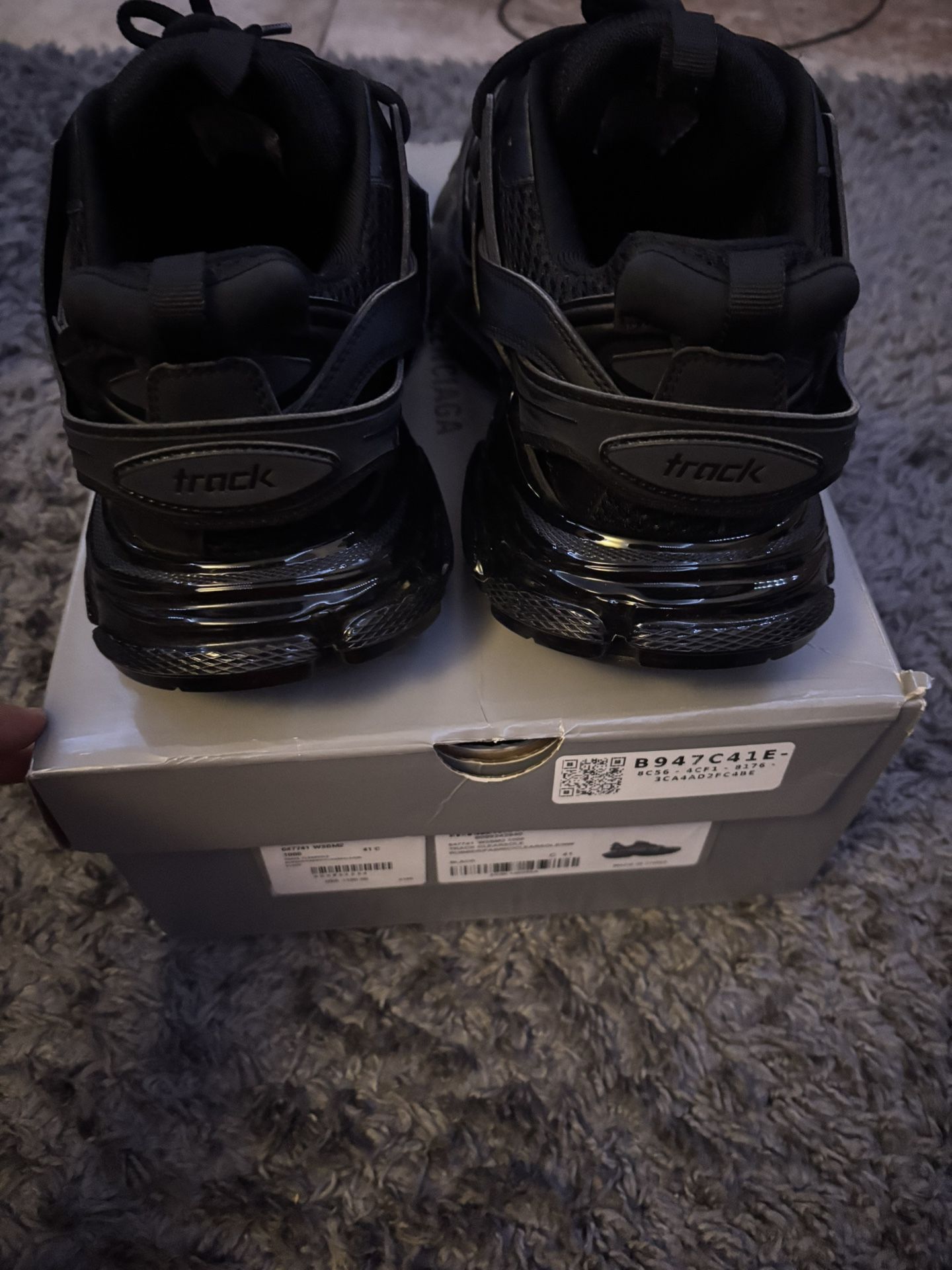 Black Balenciaga track