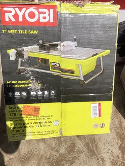 7 wet tile saw