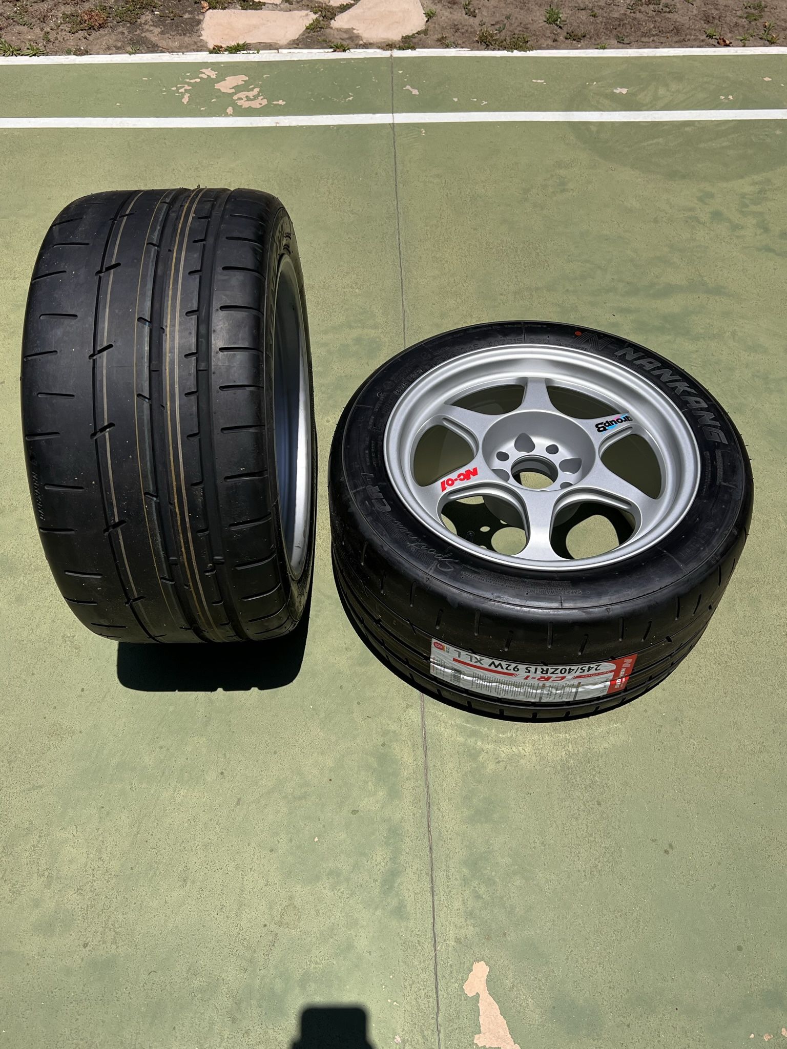 2 Group b Wheels Nc-01 With nankang Cr1 Tires
