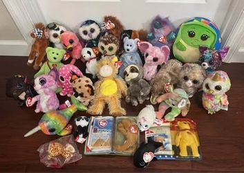 TY Plush Beanies Etc some New $3 each or $50 for All