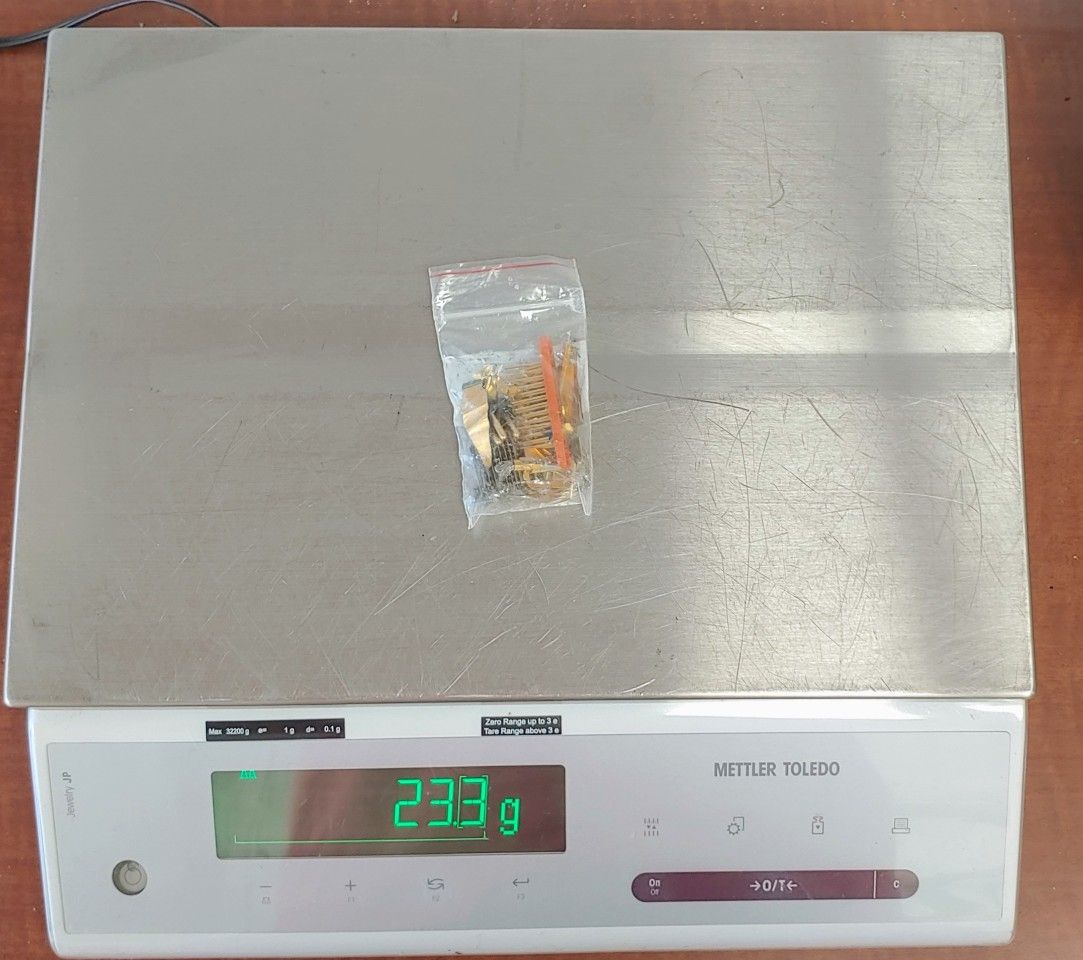 METLER Jewelry Scale JP32001G 1.000 oz (32kg) Gold Balance