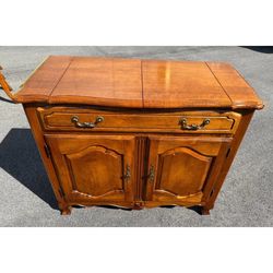 Ethan Allen Country French Dining Room Flip Top Server Sideboard