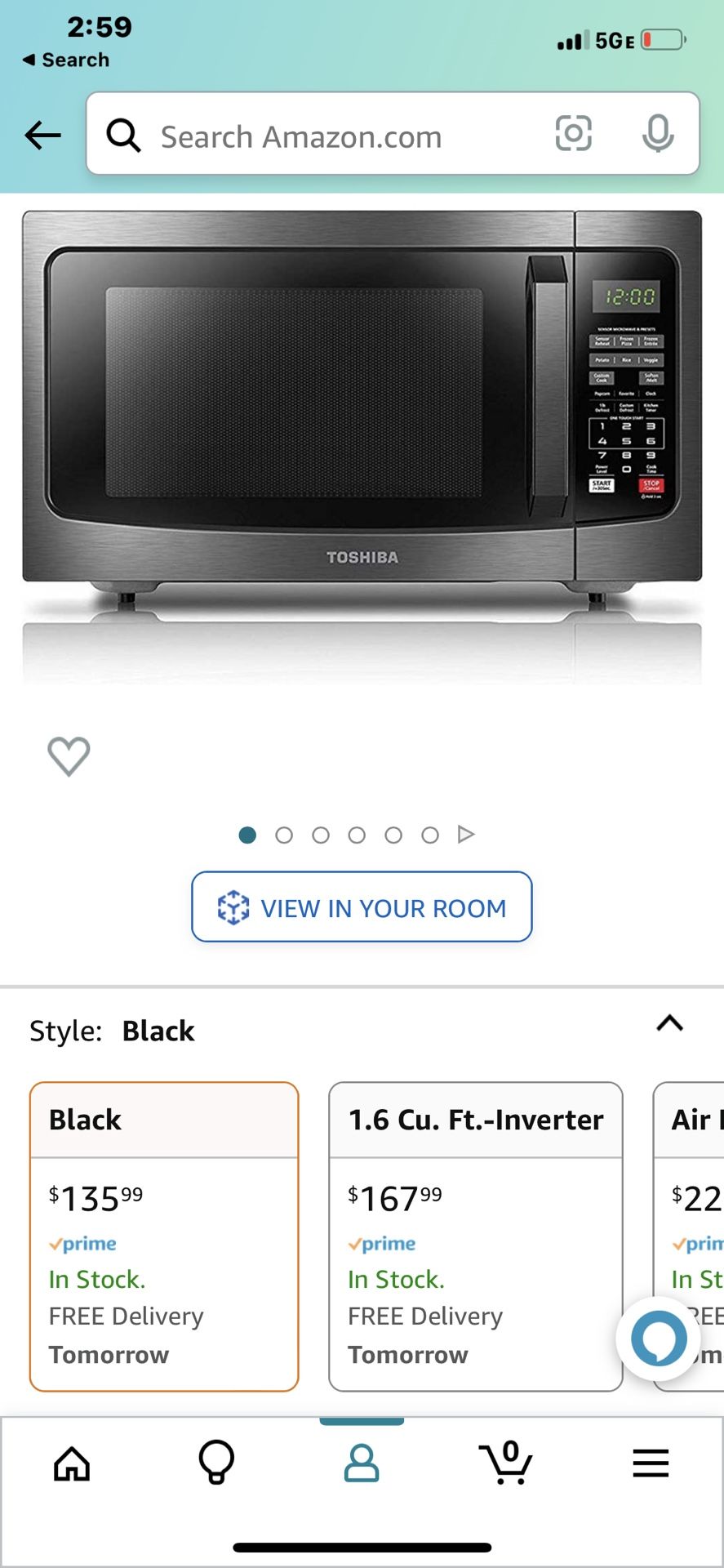 Toshiba Microwave