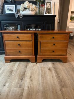 Solid Wood Nightstand