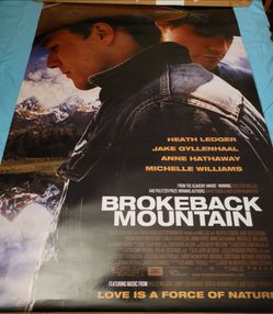 Brokeback Mountain Official Double-Sided Movie Poster, 27"x40"