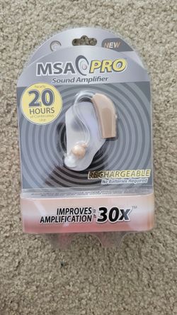 MSA Pro Rechargeable Sound Amplifier