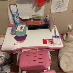 Kids Desk And Chair Set