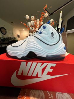 Nike Air Penny 2 White Blue Black Sneakers