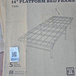 Platform Bed Frame 14' Twin Size