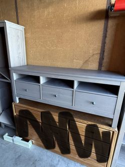 Ikea Hemnes Living Room Set - Grey Stained