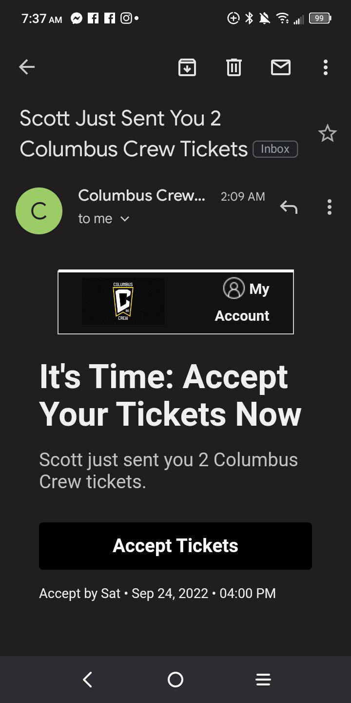 Columbus Crew Tickets.