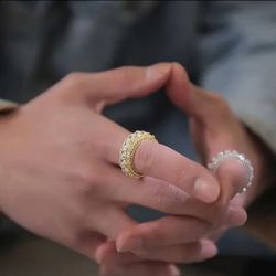 Ring Silver 925 With Moissanite Brilliant Like Diamonds 💎 