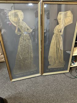 Vintage Brass Rubbing Lady Margaret Peyton & Dayrell 