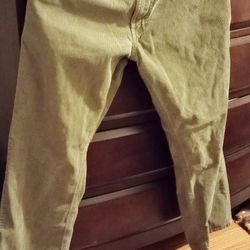 Pants Corduroy Man's Old Navy 33 X 30 Gray 
