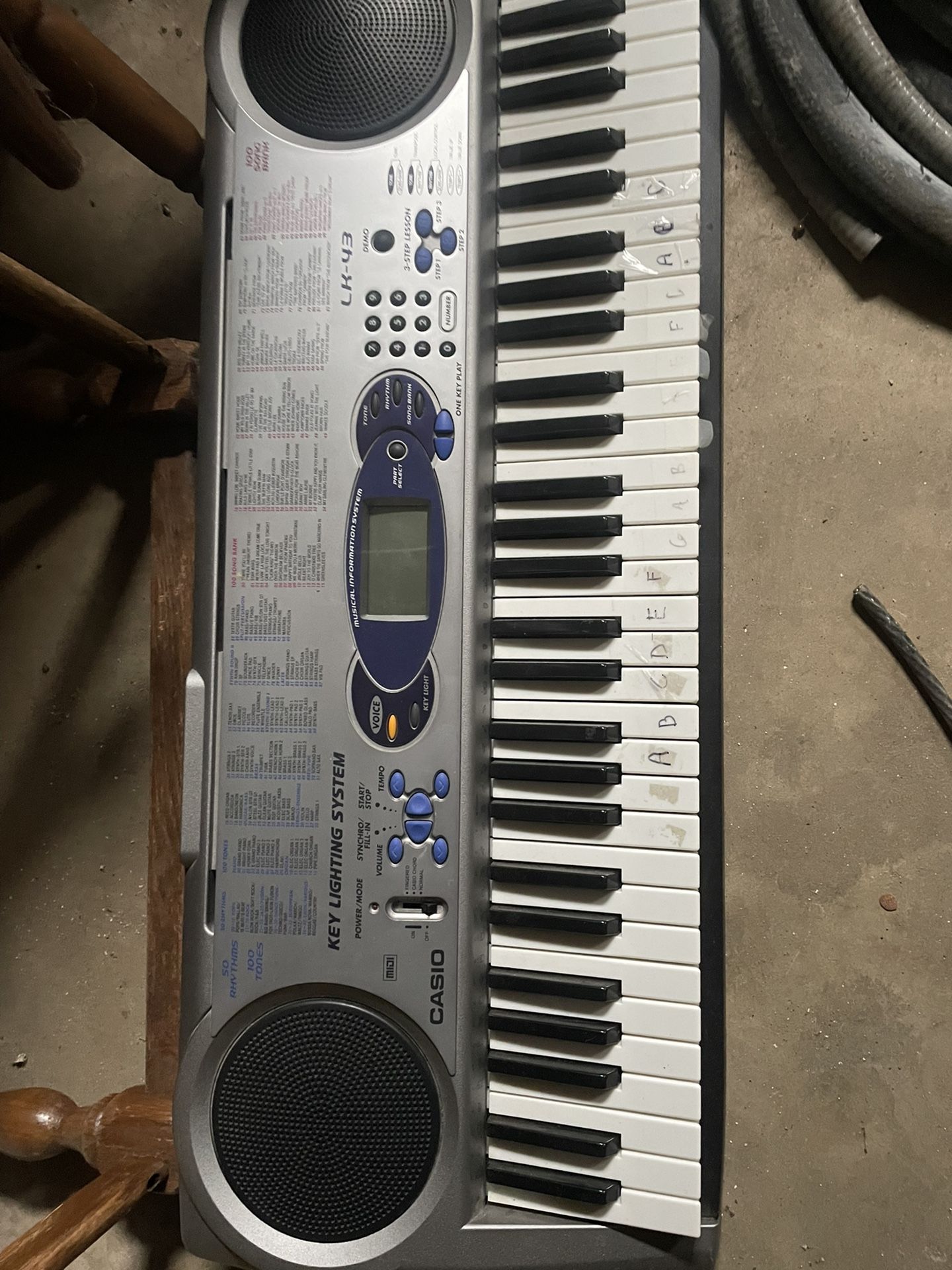 Casio Electric Pisno