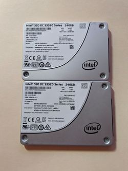 Intel SSD DC S3520 Series 240GB – Lot of 2