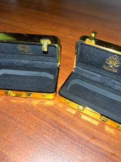 2 empty ace briefcases